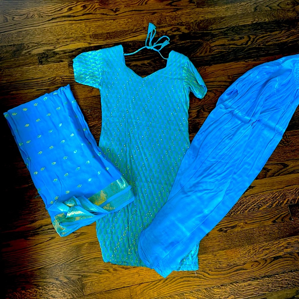 Sheluarkamis / indian dress 3 peice set / brocade